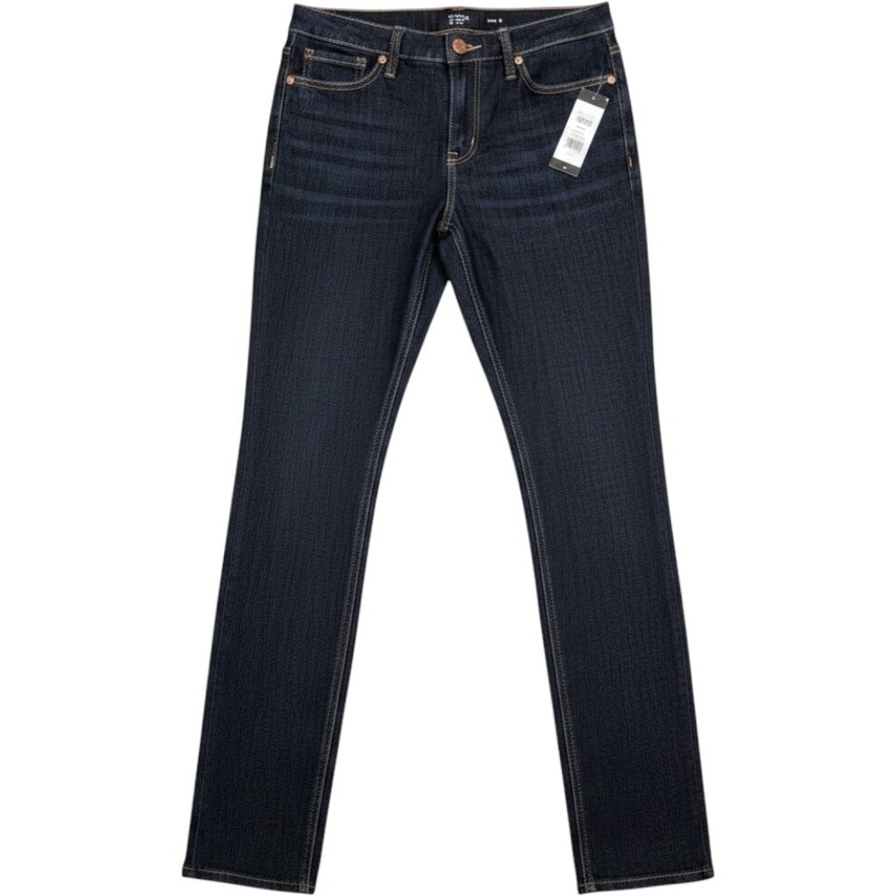 Crown & Ivy Jeans Womens 8R Blue Skinny Mid Rise Dark Wash Indigo Denim Pants
